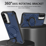Custodia magnetica con supporto girevole per Galaxy A37, A07 4G/5G e A06 4G/5G