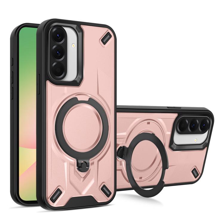Custodia magnetica con supporto girevole per Galaxy A37, A07 4G/5G e A06 4G/5G