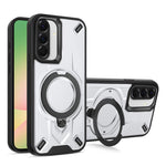 Custodia magnetica con supporto girevole per Galaxy A37, A07 4G/5G e A06 4G/5G