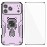 Custodia metallo con vetro temperato per iPhone 17 e 16