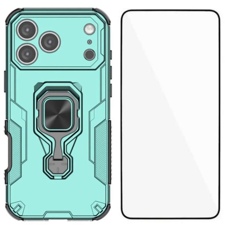 Custodia metallo con vetro temperato per iPhone 17 e 16