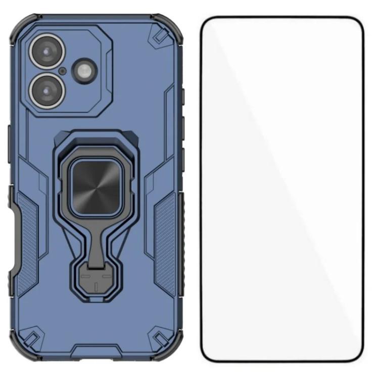 Custodia metallo con vetro temperato per iPhone 17 e 16