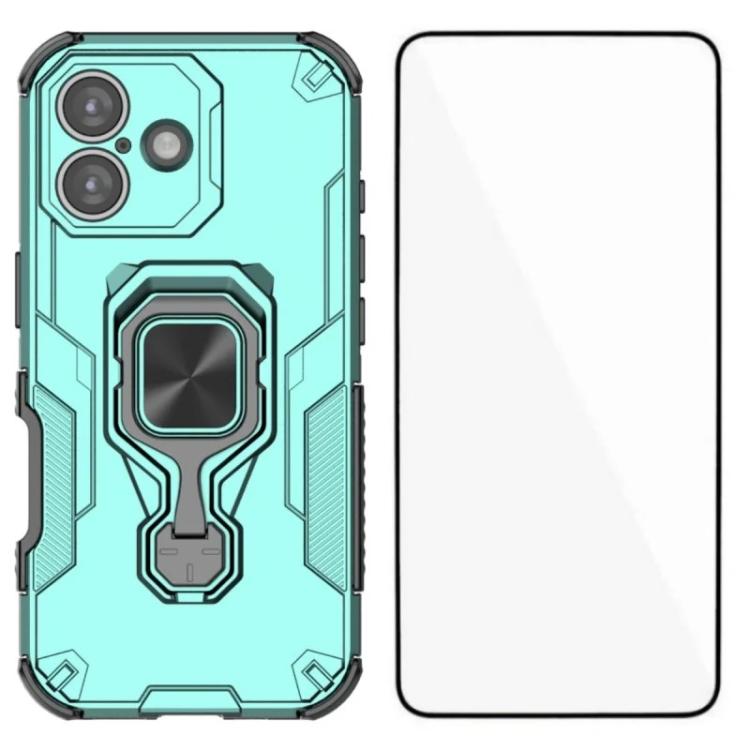 Custodia metallo con vetro temperato per iPhone 17 e 16