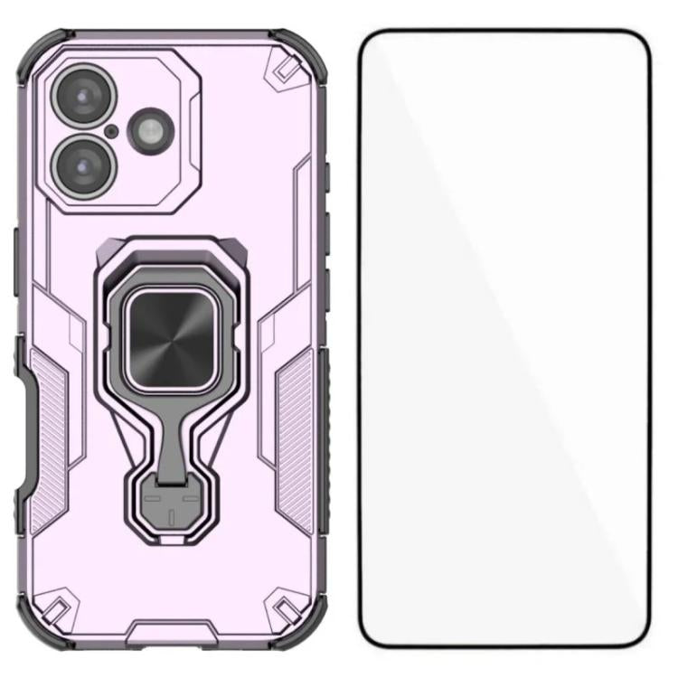 Custodia metallo con vetro temperato per iPhone 17 e 16
