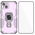 Custodia metallo con supporto e vetro per iPhone 15 Pro Max