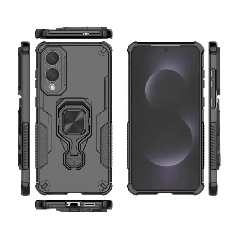 Custodia metallo con supporto e protezione per Galaxy S25 Edge, A56, A26 e A36