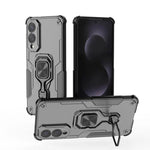 Custodia metallo con supporto e protezione per Galaxy S25 Edge, A56, A26 e A36