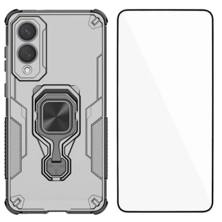 Custodia metallo con supporto e protezione per Galaxy S25 Edge, A56, A26 e A36