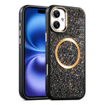 Custodia magnetica antiurto glitterata per iPhone