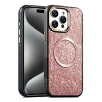 Custodia magnetica antiurto glitterata per iPhone