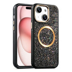 Custodia magnetica antiurto glitterata per iPhone