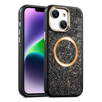 Custodia magnetica antiurto glitterata per iPhone