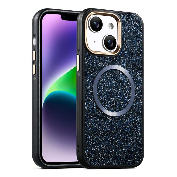 Custodia magnetica antiurto glitterata per iPhone