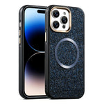 Custodia magnetica antiurto glitterata per iPhone 14 Pro Max