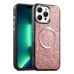 Custodia magnetica antiurto glitterata per iPhone 14 Pro Max