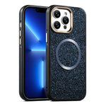 Custodia magnetica antiurto glitterata per iPhone 14 Pro Max