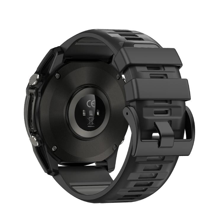 Smartwatch sportivo T8 Pro con display AMOLED da 1,43 pollici, supporto per chiamate Bluetooth, monitoraggio del sonno, dell'ossigeno nel sangue, della frequenza cardiaca e della salute durante la sedentarietà.