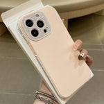 Custodia TPU con ampia finestra per iPhone 15 Pro e Plus