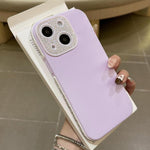 Custodia TPU con ampia finestra per iPhone 15 Pro e Plus