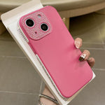 Custodia TPU con ampia finestra per iPhone 15 Pro e Plus