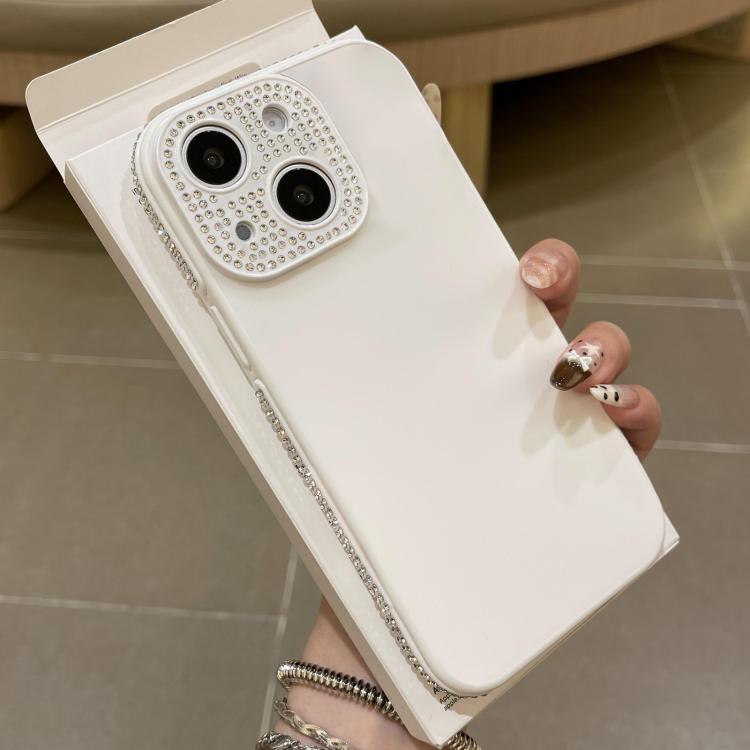 Custodia TPU con ampia finestra per iPhone 15 Pro e Plus