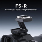 Rialzo per slitta a caldo pieghevole a contatto singolo Godox FS-R, FS-R