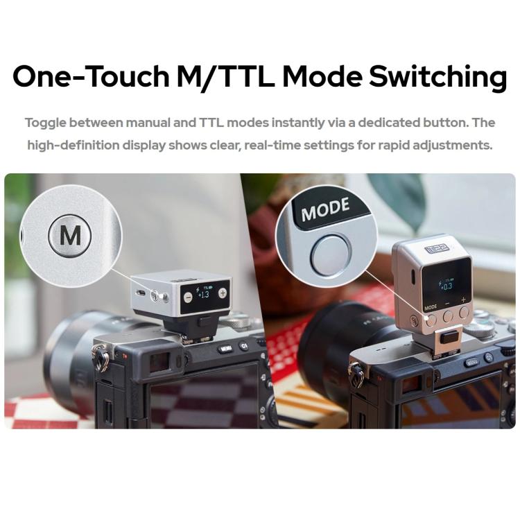 Flash per fotocamera Godox iT22 TTL Mini iFlash, iT22 C For Canon, iT22 N For Nikon, iT22 S For Sony, iT22 F For FUJIFILM, iT22 O For Olympus / Panasonic