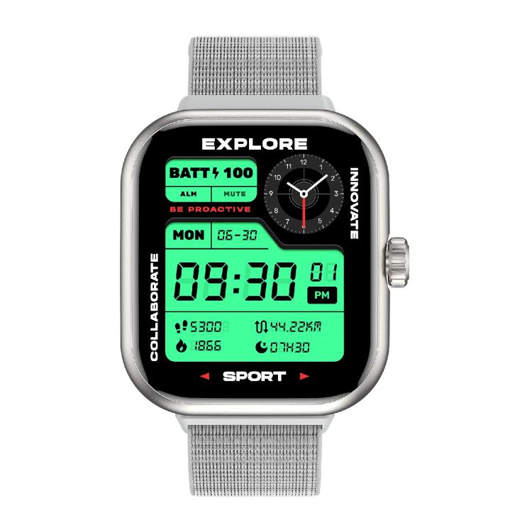 Smartwatch sportivo GPS S339 da 1,85 pollici con display AMOLED, supporto per chiamate Bluetooth, monitoraggio del sonno, ossigenazione del sangue e frequenza cardiaca.