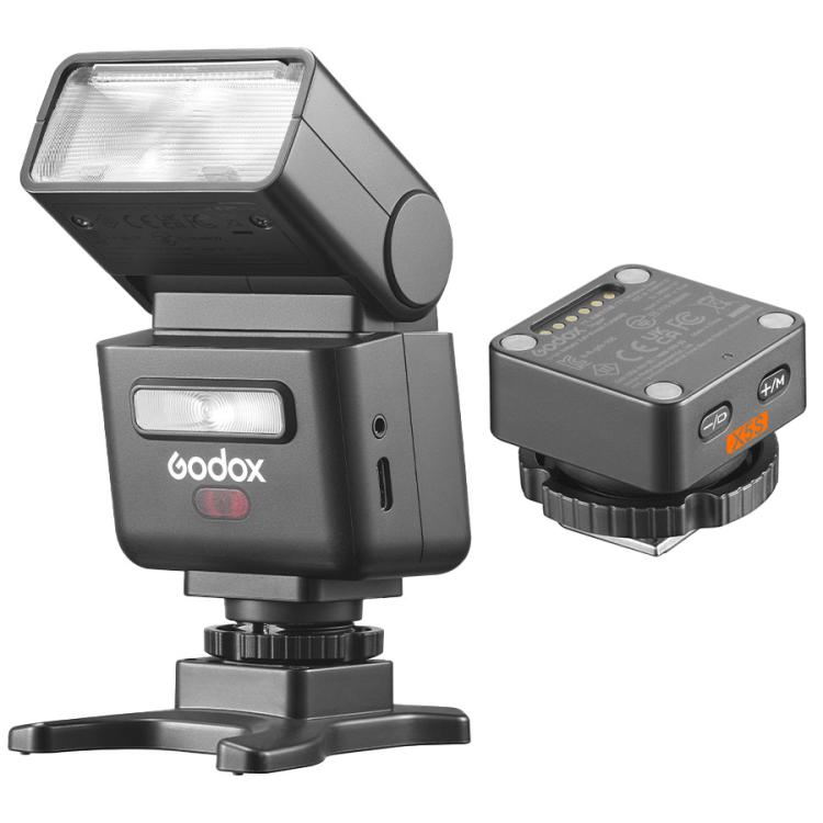 Flash per fotocamera Godox iT32 iFlash e trigger flash wireless X5 TTL, For Canon, For Nikon, For Sony, For FUJIFILM, For Olympus / Panasonic, For Leica