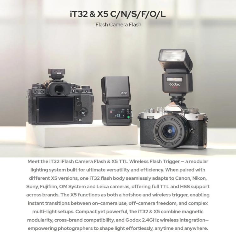 Flash per fotocamera Godox iT32 iFlash