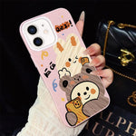 Custodia ibrida PC e TPU con glitter per iPhone 13 Pro Max