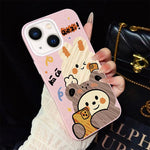 Custodia ibrida PC e TPU con glitter per iPhone 13 Pro Max