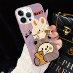 Custodia ibrida PC e TPU con glitter per iPhone 13 Pro Max