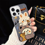 Custodia ibrida PC TPU con glitter per iPhone 17e e 16e