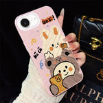 Custodia ibrida PC TPU con glitter per iPhone 17e e 16e