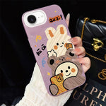 Custodia ibrida PC TPU con glitter per iPhone 17e e 16e