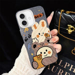 Custodia ibrida PC TPU con glitter per iPhone 17e e 16e