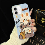 Custodia ibrida PC TPU con glitter per iPhone 17e e 16e