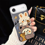Custodia ibrida PC TPU con glitter per iPhone 17e e 16e