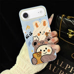 Custodia ibrida PC TPU con glitter per iPhone 17e e 16e