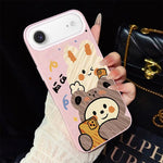 Custodia ibrida PC TPU con glitter per iPhone 17e e 16e