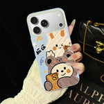 Custodia ibrida PC TPU con glitter per iPhone 17e e 16e