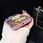 Custodia ibrida PC e TPU con glitter per iPhone 13 Pro Max