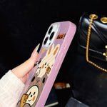Custodia ibrida PC e TPU con glitter per iPhone 13 Pro Max