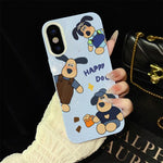 Custodia ibrida PC TPU con glitter per iPhone 11 Pro Max