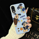 Custodia ibrida PC TPU con glitter per iPhone 11 Pro Max