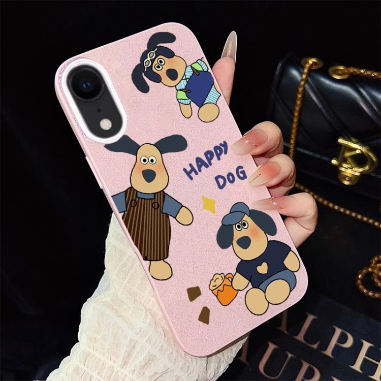 Custodia ibrida PC TPU con glitter per iPhone 11 Pro Max