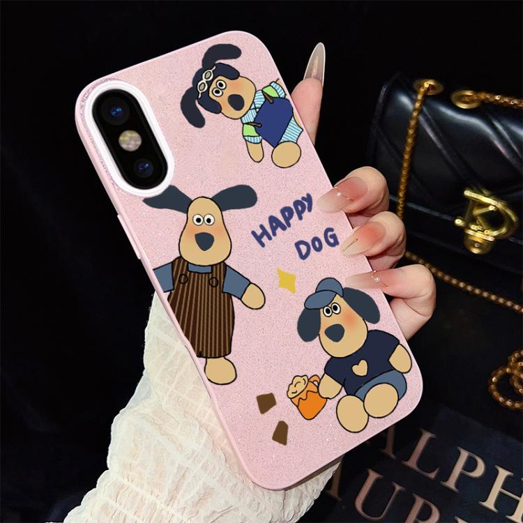 Custodia ibrida PC TPU con glitter per iPhone 11 Pro Max