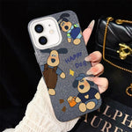 Custodia ibrida PC TPU con glitter per iPhone 11 Pro Max