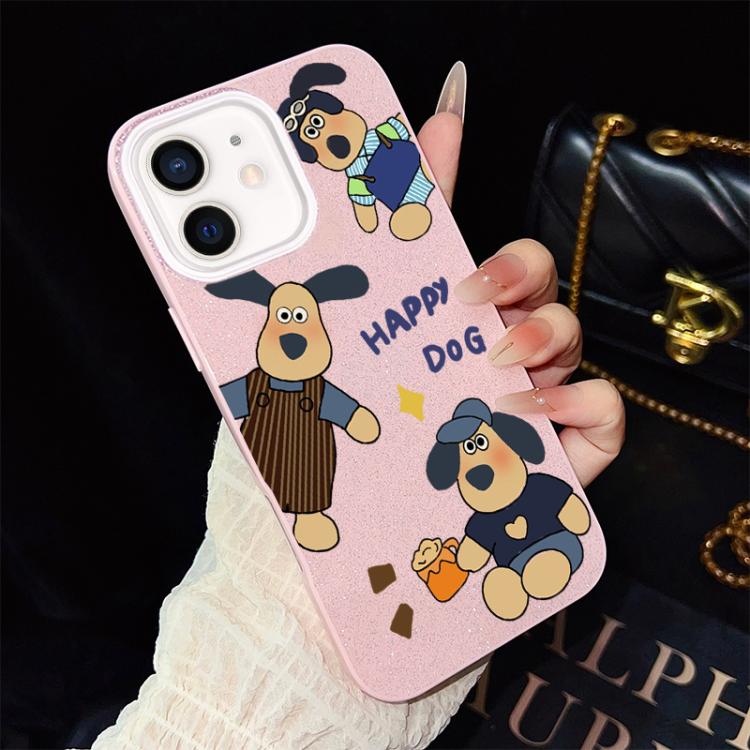 Custodia ibrida PC TPU con glitter per iPhone 11 Pro Max
